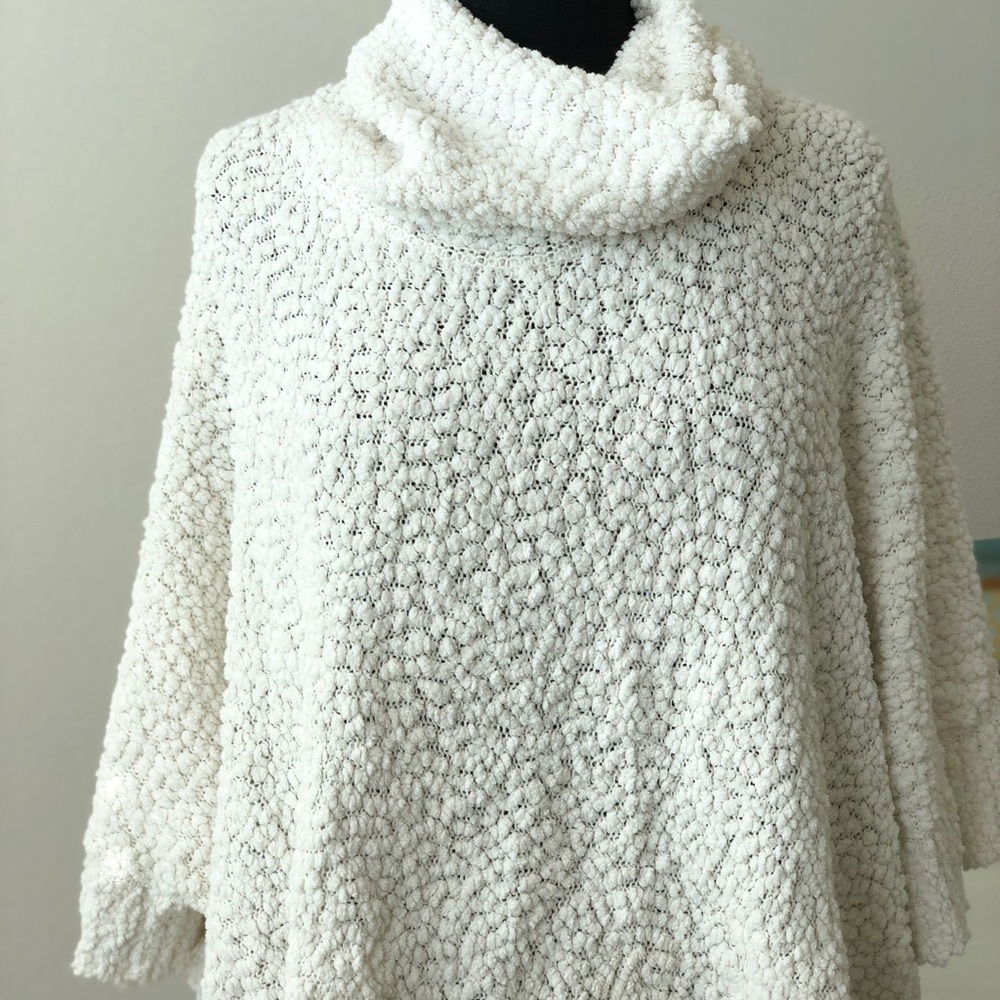 Cream cowl neck sweater
